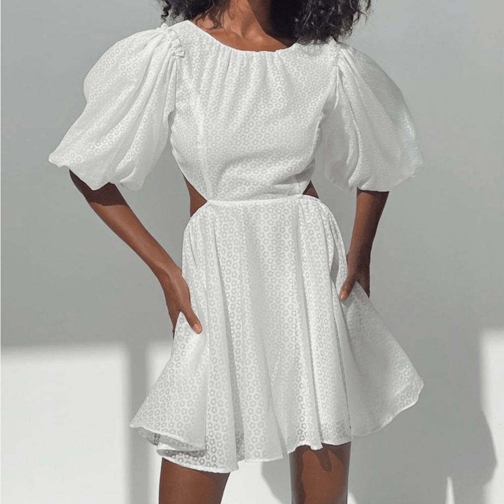 Princess Polly MARANO MINI DRESS WHITE
